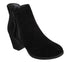 Ghete casual, dama, SKECHERS Taxi Don't Trip, 48459-BLK negru, piele intoarsa